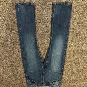 Wrangler Men's Dark Blue Straight Jeans